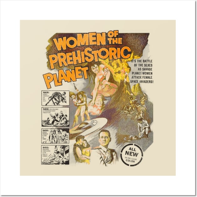 Women of the Prehistoric Planet Wall Art by darklordpug